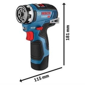 Perceuse-visseuse Bosch Professional GSR 12V-35 FC + 2 batteries 3,0Ah + L-Boxx - 06019H3000