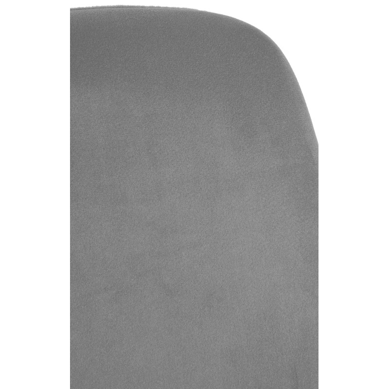 Chaise de salle à manger Victoria, velours gris