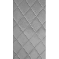 Fauteuil Telde, velours gris