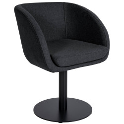 Chaise Gambo, feutre, anthracite