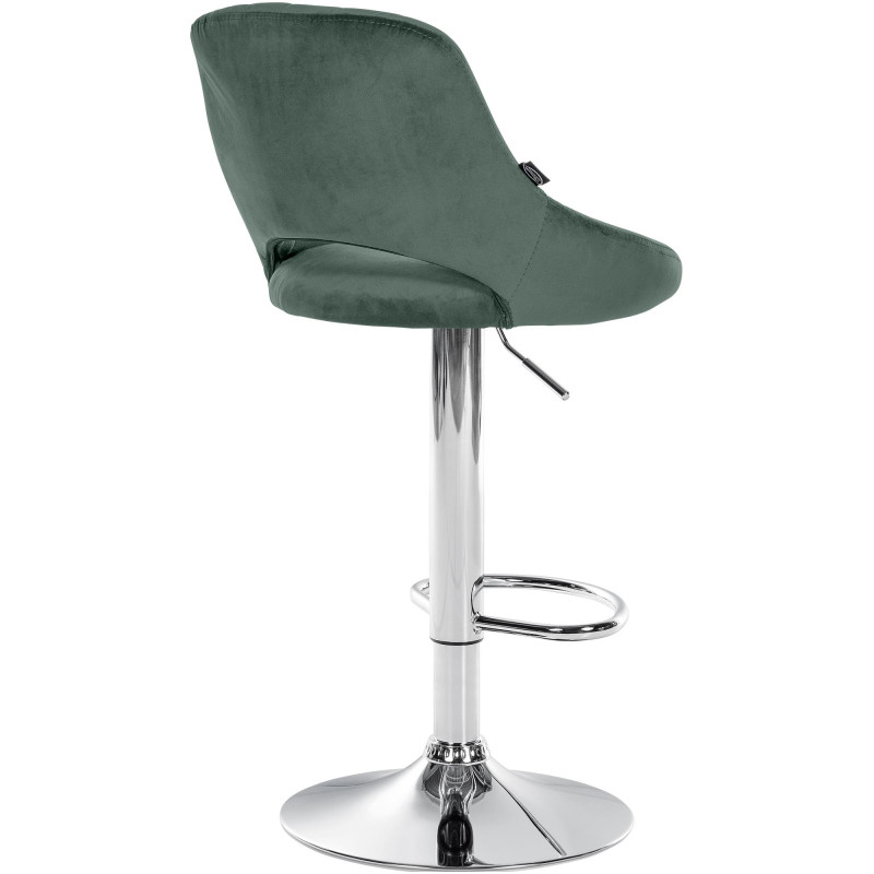 Lot de 2 tabourets de bar Milet velours C vert