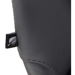 Ensemble de 2 chaises Luna en similicuir gris