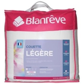 BLANREVE Couette lÈgere en microfibre - 240 x 260 cm - Blanc