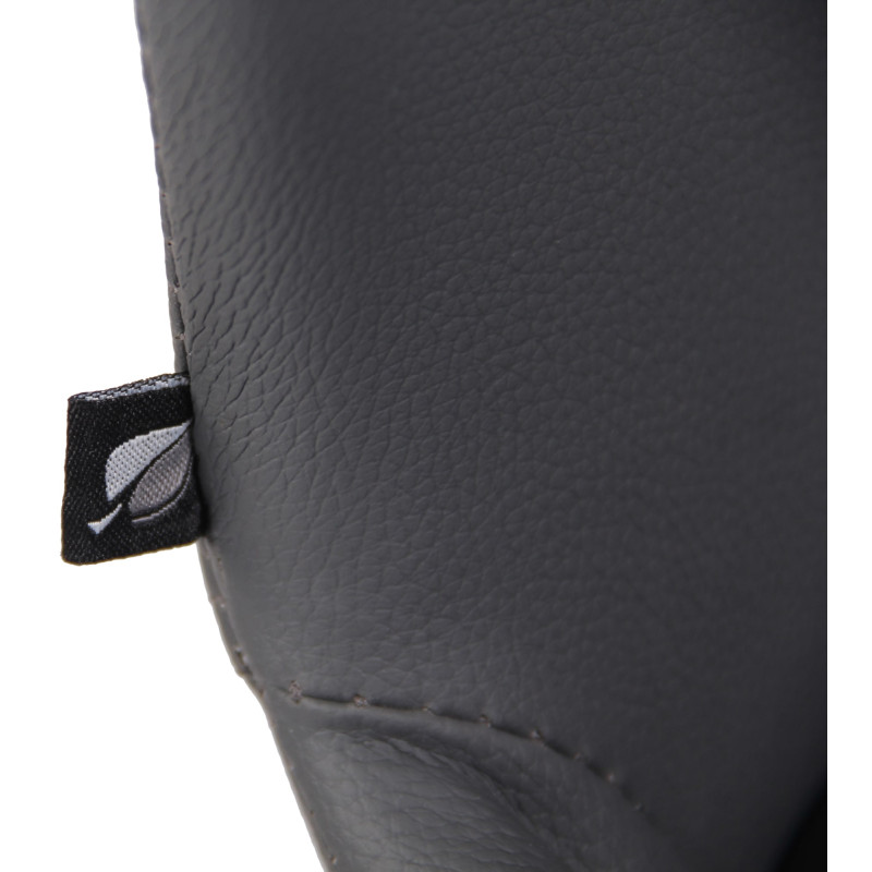 Ensemble de 4 chaises Luna en similicuir gris