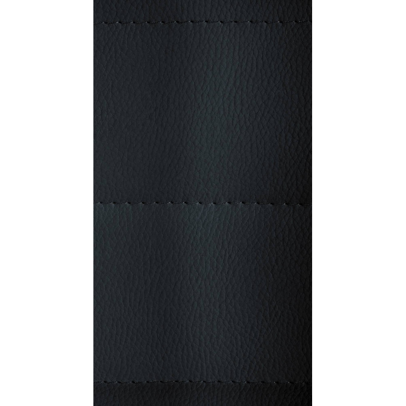 Lot de 2 tabourets de bar Lex simili cuir C noir