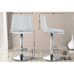 Lot de 2 tabourets de bar...
