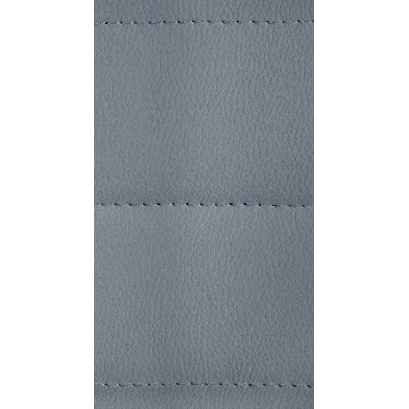 Lot de 2 tabourets de bar Lex simili cuir W gris