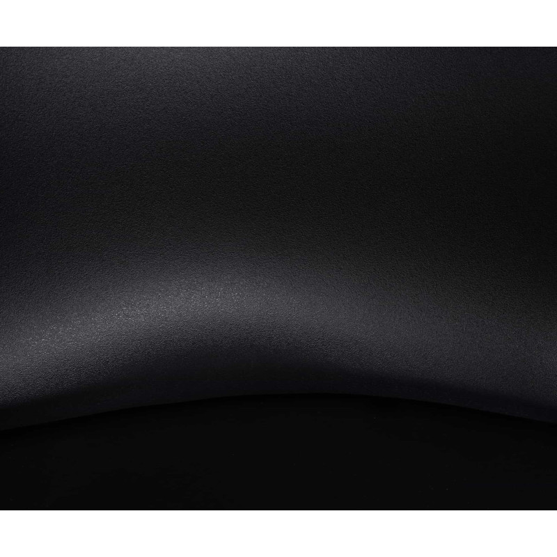 Lot de 2 tabourets de bar Almada simili cuir noir