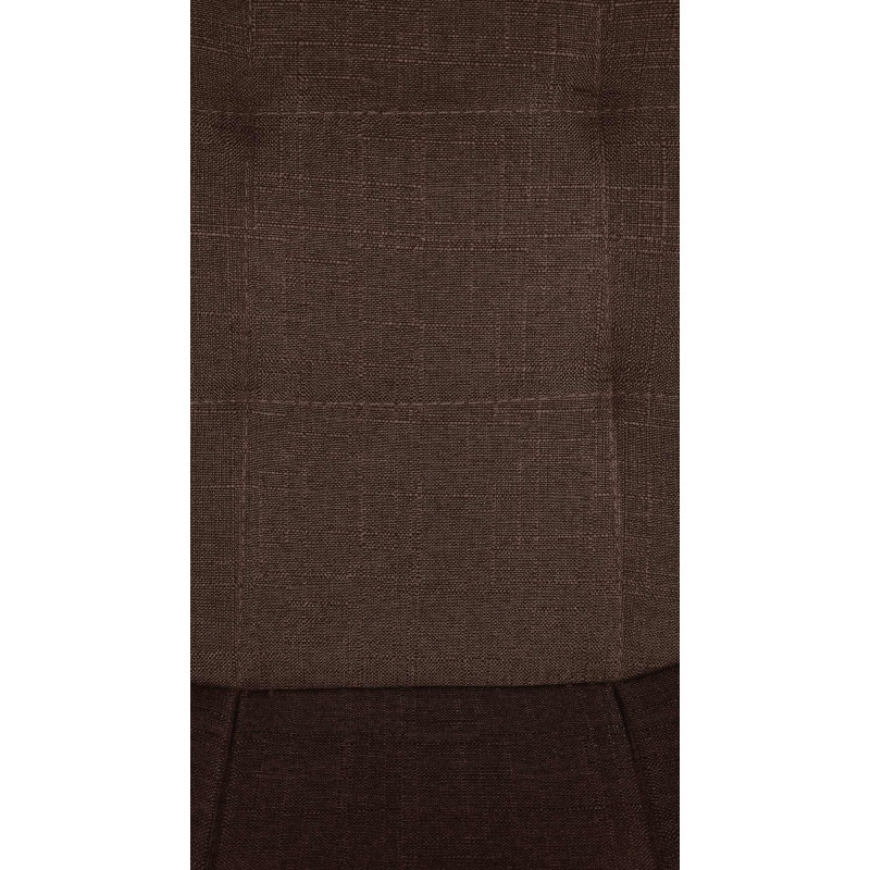 Tabouret de bar Elmore tissu C marron