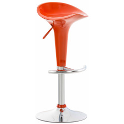 Tabouret de bar Saddle orange