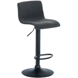 Tabouret de bar Hoover tissu B gris foncé