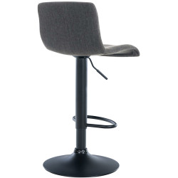 Tabouret de bar Hoover tissu B gris foncé