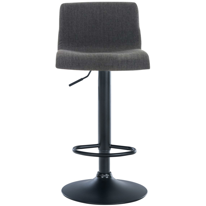 Tabouret de bar Hoover tissu B gris foncé