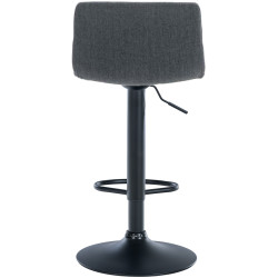 Tabouret de bar Hoover tissu B gris foncé