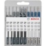 Assortiment de lames de scie sauteuse Basic pour mÈtal et bois 10 pieces - BOSCH