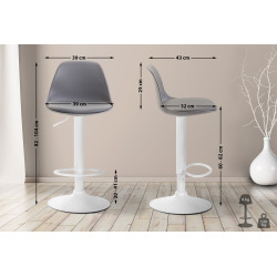 Tabouret de bar Kiel en...