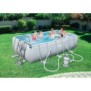 Kit Piscine hors sol tubulaire BESTWAY - Power Steel™ - 404 x 201 x 100 cm - Rectangulaire (Filtre a sable, échelle, diffuseur)