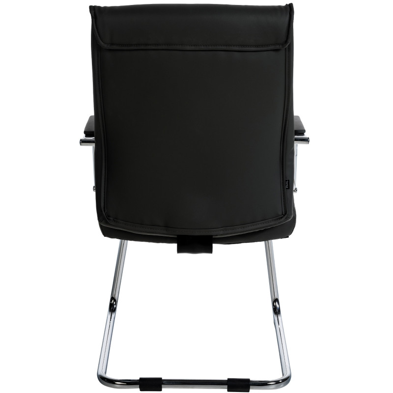 Lot de 2 chaises visiteurs Sievert noires