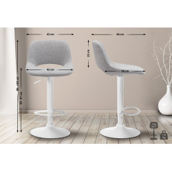 Lot de 2 tabourets de bar...