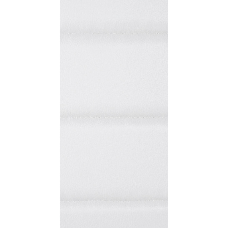 Ensemble de 4 chaises de salle à manger Mayfair, similicuir, blanches