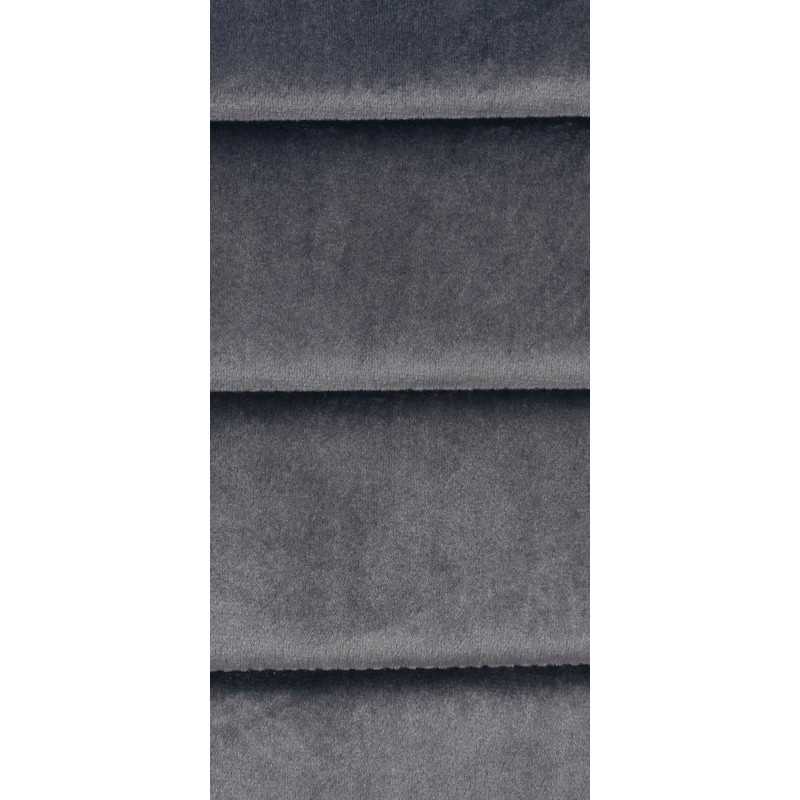 Ensemble de 4 chaises de salle à manger Mayfair en velours gris