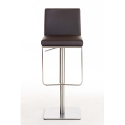 Tabouret de bar Panama E similicuir marron