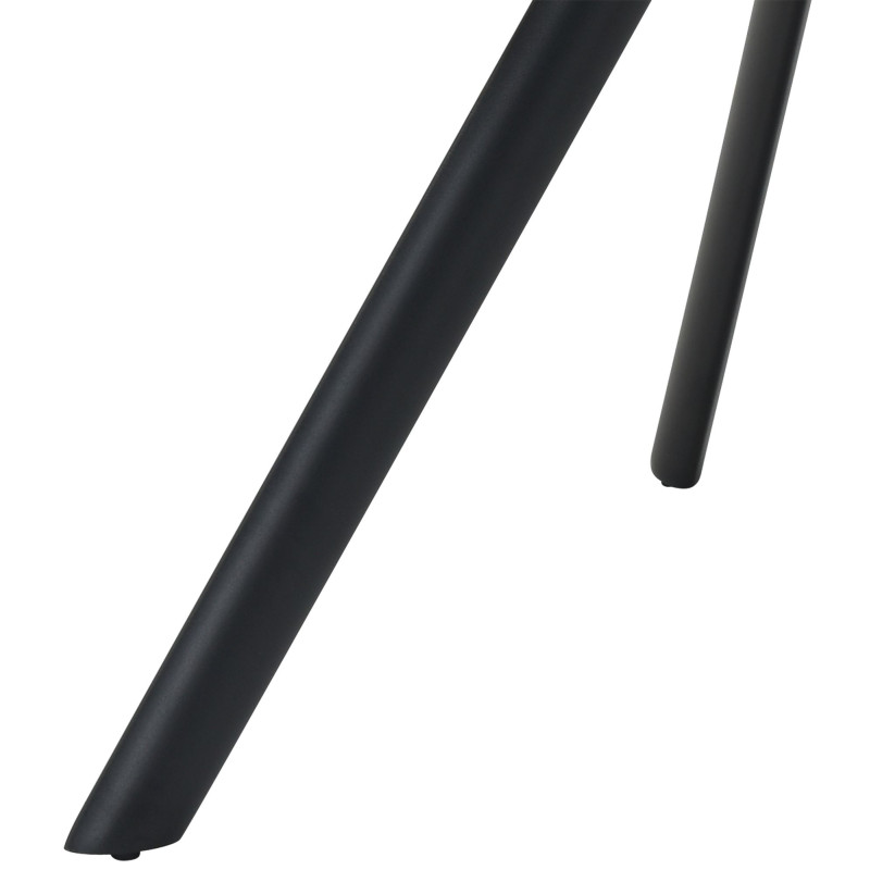 Chaise de salle à manger Scott, tissu gris foncé