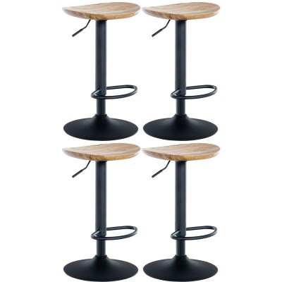 Lot de 4 tabourets de bar Skelde