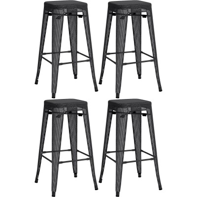 Lot de 4 tabourets de bar Fletcher