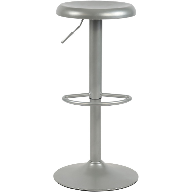 Tabouret de bar argenté Williston