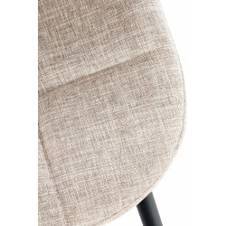 Ensemble de 2 fauteuils Tom, tissu crème