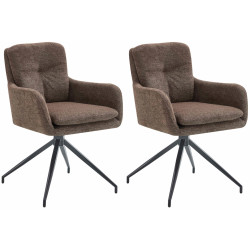 Lot de 2 chaises de salle à...