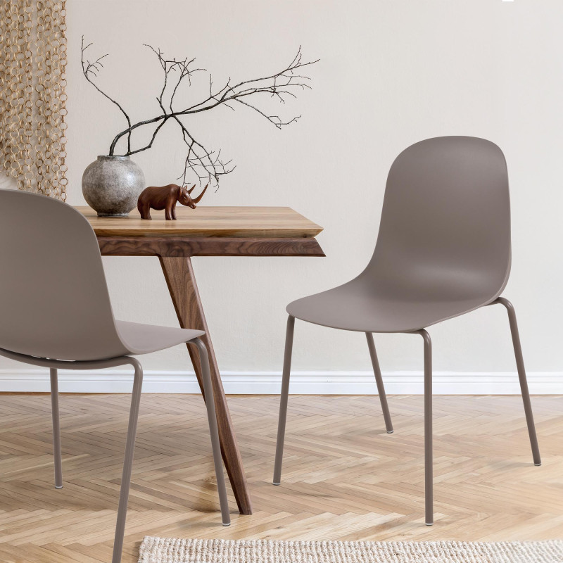 Fauteuil Hardin, taupe