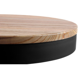 Lot de 2 tabourets de bar Pitas natura