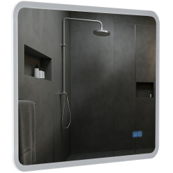 Miroir de salle de bain Jericho 60x80 avec Bluetooth