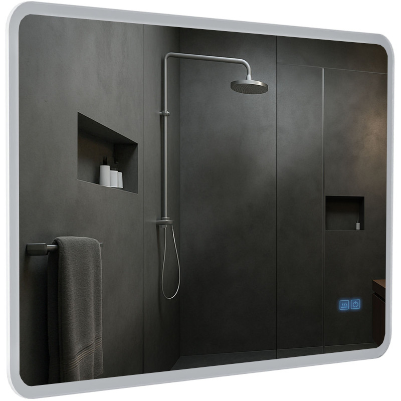 Miroir de salle de bain Jericho 70x100 avec Bluetooth