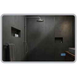 Miroir de salle de bain Jericho 70x100 avec Bluetooth