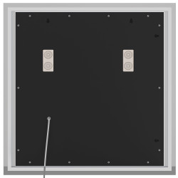 Miroir de salle de bain Jaffrey 80x80 avec Bluetooth