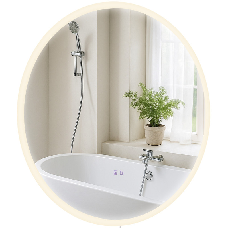 Miroir de salle de bain Laconia 80 sans Bluetooth