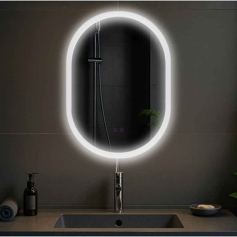 Miroir de salle de bain Karishma 70x50 sans Bluetooth