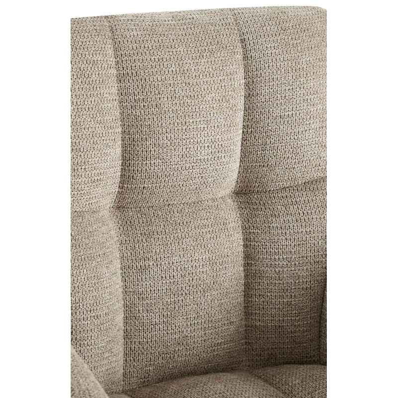 Chaise de salle à manger Jonah, tissu taupe