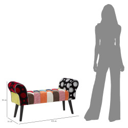 Banc Impérial – 102×31×54 cm – Style & Confort Unique