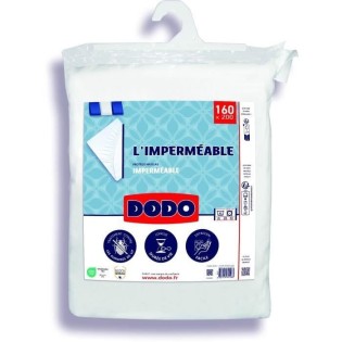 PROTEGE MATELAS L'IMPERMEABLE - ANTI PUNAISES DE LIT - COTON/POLYESTER - 160x200 cm - DODO