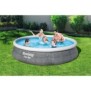 Kit Piscine hors sol autoportante BESTWAY - Fast Set™ - 396 x 84 cm - Ronde (Livrée avec une pompe de filtration)