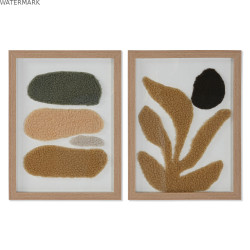 Cadre Home ESPRIT Abstrait Urbaine 30 x 2,5 x 40 cm (2 Unités)