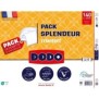 Pack couette 140x200 cm + 1 oreiller 60x60 cm - Splendeur - Garnissage 100% Polyester Volupt'air 300G/M≤ - DODO