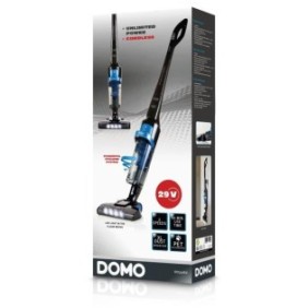 DOMO DO221SV - Aspirateur balai - Mode de nettoyage : Sec - CapacitÈ du collecteur : 1 litre - Sur batterie - 29V