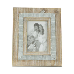 Cadre photo Wody – 21,5 × 3 × 26,5 cm (dimension intérieure : 10 × 15 cm)