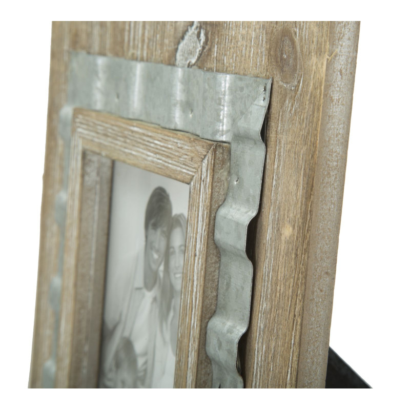 Cadre photo Wody – 21,5 × 3 × 26,5 cm (dimension intérieure : 10 × 15 cm)