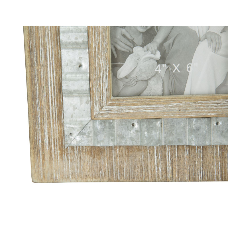 Cadre photo Wody – 21,5 × 3 × 26,5 cm (dimension intérieure : 10 × 15 cm)
